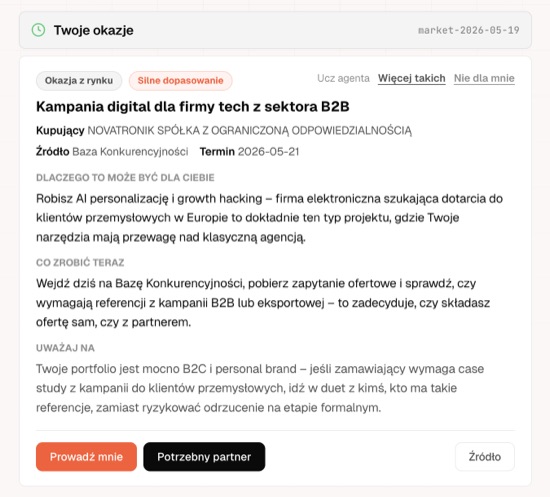 Screen Skanera Okazji Zewnętrznych w Lab Club